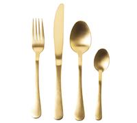 Set 16 posate 5Th Avenue in acciaio inox 18/0, oro satinato
