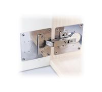 Set 16 Staffe in Acciaio Inox - Riparazione Cerniere e Mobili