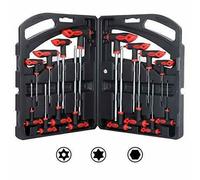 SET 16PZ CHIAVI ESAGONALE E TORX CHIAVE A T LUNGHE HEX 2-10MM TORX T10-T50