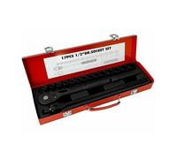 SET 17 PZ BUSSOLE ESAGONALI 1/2" DA 8 A 24MM CON CRICCHETTO PROLUNGA MR70795