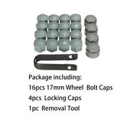 SET 17MM AUTO COPRIBULLONI COPRI BULLONE TAPPI RUOTE PER AUDI A7 S7 A8 S8