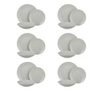 SET 18 PZ TAVOLA STILE GRIGIO