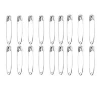 Set 18 Spille da Balia in Acciaio Inox - 3 Misure (28mm, 30mm, 45mm) - Resistenti, Antiruggine, per Cucito, Fai-da-Te, Artigianato, Sartoria, Kit di Emergenza e Viaggio 64133