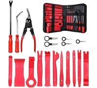 Set 19 pz smontaggio rimozione pannelli portiere clip auto stereo cruscotto 19pz