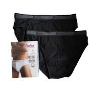 SET 2-4-6 SLIP UOMO COTONELLA 2383-2384 MUTANDA BOXER NERO BIANCO ELASTICIZZATO