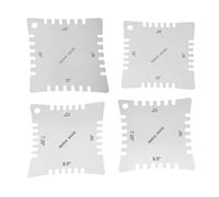 Set 2/4 Pratico Rugge Raggio Del Collo Per Chitarra Garantisce Un'intonazione Perfetta E Comfort In Acciaio Texyure Per Calibro Raggio Del Collo