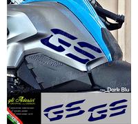 Set 2 Adesivi Fianco Serbatoio Moto BMW R 1200 gs LC Dark Blu 2013 / 2016