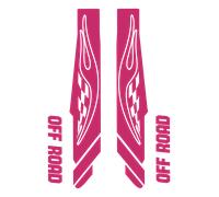 Set 2 Adesivi Forcella Bici 26 - 27,5 -28-29 Pollici MTB Mountain Bike B0036