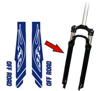 Set 2 Adesivi Forcella Bici 26 - 27,5 -28-29 Pollici MTB Mountain Bike B0036