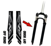 Set 2 Adesivi Forcella Bici 26 - 27,5 -28-29 Pollici MTB Mountain Bike B0036