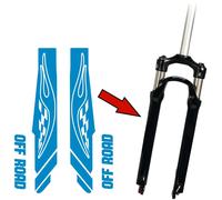 Set 2 Adesivi Forcella Bici 26 - 27,5 -28-29 Pollici MTB Mountain Bike B0036