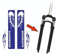 Set 2 Adesivi Forcella Bici 26 - 27,5 -28-29 Pollici MTB Mountain Bike B0038