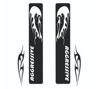 Set 2 Adesivi Forcella Bici 26 - 27,5 -28-29 Pollici MTB Mountain Bike B0038