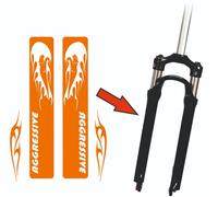 Set 2 Adesivi Forcella Bici 26 - 27,5 -28-29 Pollici MTB Mountain Bike B0038