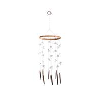 Set 2 Anelli con Conchiglie Naturali 15x57H cm