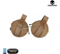 Set 2 Armor Pad Da Spalla Coyote Brown Per Tactical Vest Emerson (em7331cb)