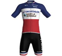 Set (2 articoli) DECATHLON AG2R LA MONDIALE Campione francese 24 blu/bianco/rosso
