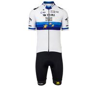 Set (2 articoli) TEAM VISMA LEASE A BIKE Campione Europeo 2025 bianco/blu