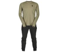 Set (2 articoli) Trail Storm Warm LS Tee beige