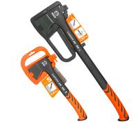 Set 2 asce DEMON spacca legna da 640g e 1,5Kg accetta ascia fibra di vetro