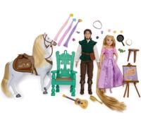 Disney Store Official Set di Bambole Rapunzel, con la Principessa Rapunzel, Flynn Rider, Maximum, Pascal, Accessori e Oggetti di Scena, Adatto dai 3 Anni in su