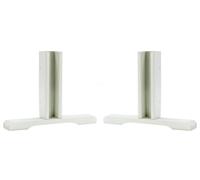 Set 2 Basi Sostegno per Pannelli Grigliati 36x28 cm in Legno Impregnato