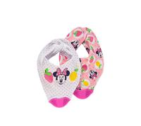 Set 2 Bavaglini Bavette A Bandana Disney Minnie Mouse In Puro Cotone