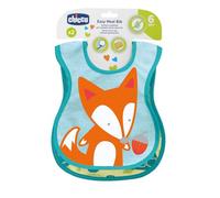 Set Bavaglini Chicco Easy Meal Bib 2pz Teal
