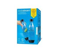 SET 2 BOTTIGLIE FUSE GASATORE ACQUA 1 LITRO LAVABILI RIUTILIZZABILI PLASTICA DUR