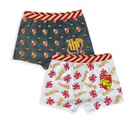 Set 2 Boxer Harry Potter ufficiale bambino shorties mutandine intimo 5370
