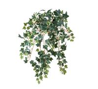 Set 2 Cadente Mini Edera Artificiale con 302 Foglie H50 cm Verde