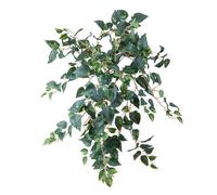 Set 2 Cadente Mini Edera Artificiale con 302 Foglie H50 cm Verde