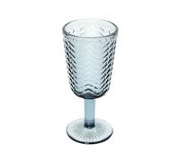 Set 2 calici acqua vetro blu Milo