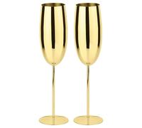 Set 2 Calici Champagne Oro Sambonet Paderno Mixology