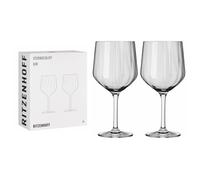 Set 2 calici Gin Tonic Ritzenhoff taglio a stella 72 cl