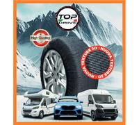 SET 2 CALZE DA NEVE CATENE PER AUTO SUV OMOLOGATE EN 16662-1 Montaggio Rapido XL
