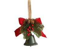 Set 2 campane jingle e ornamenti in pigna per decorazioni festive