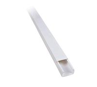 SET 2 CANALINA CAVI ELETTRICA PASSACAVI PLASTICA CT2 2 MT 40X40MM BIANCO 5624040