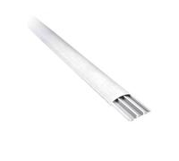 SET 2 CANALINA PASSACAVI PLASTICA CT2 BIANCO 2MT 60X15MM A PAVIMENTO 5626015F/WH
