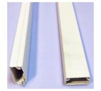 SET 2 CANALINA PASSACAVO SINGOLA 2 METRI 20 X 10 MM BIANCO CANALE SINGOLO 60770