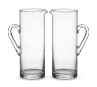 Set 2 Caraffa 1.8 Litri in Vetro con Manico elegante e capiente Brocca da Tavola