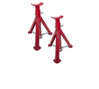 set 2 Cavalletti Ripieghevoli auto 2T Regolabili 27,6-36,3 cm