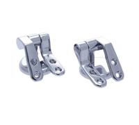 Set 2 cerniere in zinco cromato per copriwater in MDF