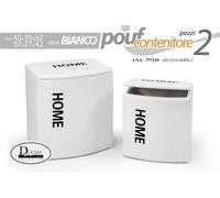 SET 2 CESTE CESTA VIMINI CONTENITORE Portabiancheria BAGNO SALOTTO 52-42cm