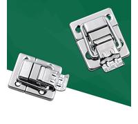 Set 2 chiusure a leva cromate per bauletto valigia proteggi i tuoi oggetti