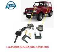 SET 2 CILINDRETTO PER SAMURAI SANTANA SJ410 NOTTOLINO BLOCCHETTO SERRATURA PORTA