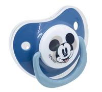 SET 2 CIOCCHI TETINA ANATOMICA SILICONE +6 M CON CUSTODIA MICKEY MOUSE FULL OF SMILES