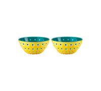 Guzzini - LE MURRINE -Set 2 ciotoline giallo/blu