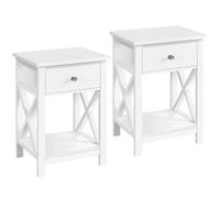 Set 2 Comodini Moderni Comodino Camera da Letto Mobiletto da Divano Salotto