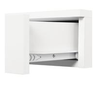 Set 2 Comodini Sospesi 35x32x22,5 cm in Legno Bianco